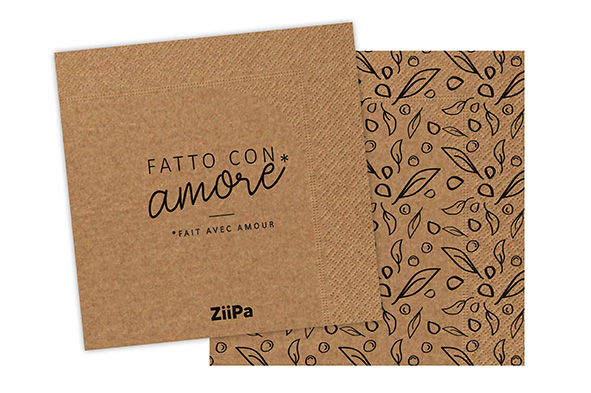 Servietten Ziipa 16x16cm - 20 St.